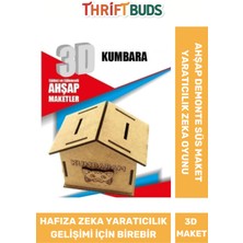 Feyza Design Özel Üretim 3 Boyut Ahşap Puzzle ve Maket Seti