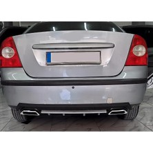 Oto h.i.t. Ford Focus 2 Uyumlu Body Kit Difüzör 2 Çıkış Kare Gri Model 3