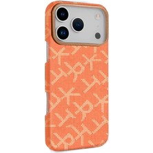 Mey İthalat Mey Ithalat®  Apple iPhone 17 Pro Vega Magsafe Kapak - Açık Turuncu