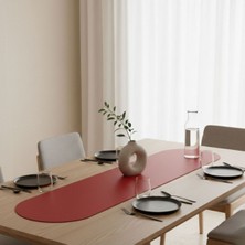 Grand Fine Art 1 Adet Deri RUNNER-40X140 Cm-Deri Masa Örtüsü