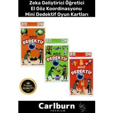Feyza Design Mini Dedektif Oyun Kartları - Eğlenceli Öğretici Set (55 Parça)
