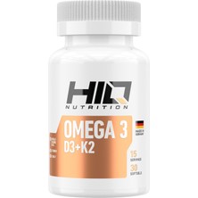 HIQ Nutrition Hıq Omega 3 D3+K2 Premıum Complex 30 Softgel