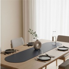 Grand Fine Art 1 Adet Deri RUNNER-40X140 Cm-Deri Masa Örtüsü