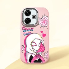 Ucuc Redmi 13/13X Uyumlu Darbe Emici Kamera Korumalı Pembe Silikon Kılıf