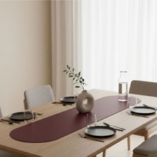 Grand Fine Art 1 Adet Deri RUNNER-40X140 Cm-Deri Masa Örtüsü