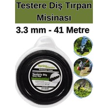 Kl Home Tırpan Misinası  Testere Diş (Saw Lıne) 3.3 mm 41 Metr