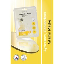 Dermal Kuru ve Yorgun Ciltler Için Nemlendirici ve Canlandırıcı Vitamin Kore Maskesi 23 gr