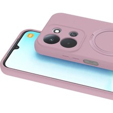 Mey İthalat Mey Ithalat®  Xiaomi Redmi 15C 4g Regal Magsafe Standlı Kapak - Açık Pembe