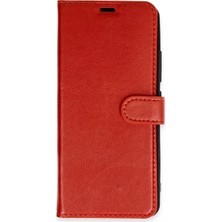 Mey İthalat Mey Ithalat®  Infinix Hot 10 Play Kılıf Trend S Plus Kapaklı Kılıf - Kırmızı