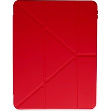 Dimeles Mey Ithalat®  iPad 2022 10.9 (10.nesil) Kılıf Kalemlikli Mars Tablet Kılıfı - Kırmızı
