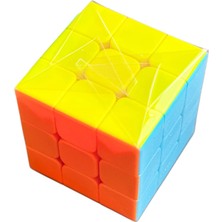 Feyza Design Kaliteli ve Kolay Dönüşen Neon Renkli 3x3 Zeka Küpü