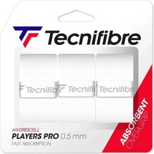 Tecnifibre Players Pro Beyaz Renk Overgrip 3'lü Paket (0,5 Mm) 2 Paket