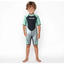 Free-Sub 3mm Çocuk Shorty (Kısa), Sörf Yüzme Scuba Tüplü Dalış Elbisesi