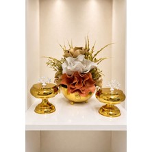 Maviessa Kaplan Figürlü Eva Aranjman Seti Küpeli