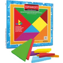 Feyza Design Renkli Tangram Zeka ve Dikkat Oyunu - 4 Yaş ve Üzeri Çocuklar Için