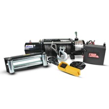 DW12000 12000LB 12V Elektrıklı Oto Vınç Dyneema Halatlı - Bada
