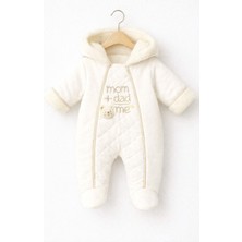 Kardeşler Bebe Welsoft Peluş Astronot Bebek Tulum Yumuşak Kumaş ve Uzun Kollu Tasarım ile Konfor