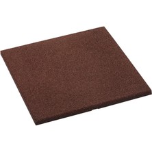 Kauçuk Zemin 50x50x2 cm (kırmızı/kiremit rengi) - Kauçuk Karo