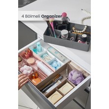 Orvila Çekmece Içi Düzenleyici 4 Bölmeli Takı ve Makyaj Organizeri