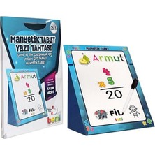 Feyza Design Manyetik Tablet Yazı Tahtası - Eğitici Çocuk Oyunu Mavi