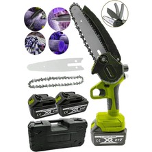 Moonshop Çift Akülü 21V 3AH Dal Budama Makinesi Garantili Ürün