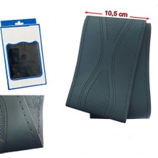 Calperia Lüx Desenli Deri Dikme Direksiyon Kılıfı 38-40CM Siyah OND364