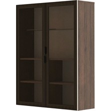Kelebek Armin Tv Üst Camlı Vitrin 90 cm