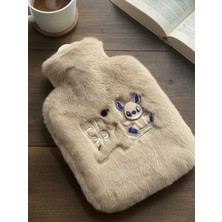 Mutlu Robot Hayvan Figürlü Peluş Sıcak Su Torbası 1 Lt – Yumuşak Kılıf, Uzun Süre Sıcak Tutan Termal Su Torbası