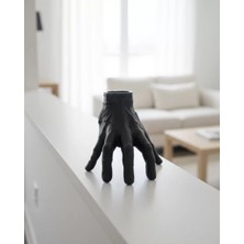 Eilo Luxe 3D Modern Siyah El Biblo 17X16 cm Ev ve Ofis Dekorasyonu - AA002C-68BMA1