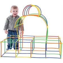 Feyza Design Pratik Bambu Çubuklar - 300 Parça Eğitici Oyuncak, Zeka ve Hayal Gücü Geliştirici