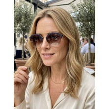 Optik Sevınc -Dunlop Kyt 3463 C3 Kahve-Gold Kadın Güneş Gözlüğü