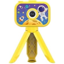 Eilo Luxe Çocuklara Özel Ayaklı Mini Fotoğraf Makinesi Dijital LCD Ekran - AA002C-67UW32
