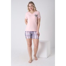 Confeo Kadın V Yaka Kısakol Short Takım