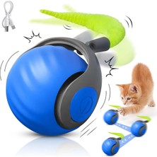 Feyza Design Etkileşimli Kedi Oyuncağı & Interaktif Akıllı Kedi Topu