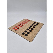 Feyza Design Ahşap Dama Akıl ve Strateji Oyunu - 2 Kişilik, 5+ Yaş