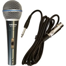 CHESTER Profesyonel Dinamik Mikrofon - Okul, Cami, Konferans ve Sahne Mikrofonu