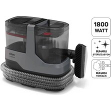 Arzum AR4351 Hydrosteam Buharlı Temizleyici ve Leke Çıkarıcı, Gri