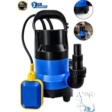 Moonshop 750 Watt Metal Bıçak Bakır Sargı Kirli Su Dalgıç Pompası Yüksek Permormance