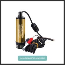 Moonshop Pro Seri 12 Volt Mini(Küçük) Dalgıç Adaptörlü Mazot Aktarma(Sıvı Transfer) Pompası