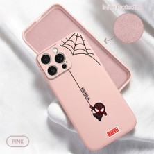 HONTINGA iPhone 15 Pro Max ile Uyumlu Kılıfı Içi Kadifeli Düşüme Önleyici Basitlik Anti Düşme Kamera Korumali Spider Man Desen Telefon Kılıfı Kadın ve Erkek Için Uygundur K6-0208