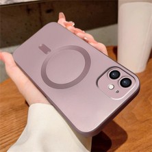 Ucuc iPhone 11 Uyumlu Metalik Dokulu Kamera Koruma Anti-Darbe Manyetik Silikon Kılıf