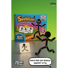 Feyza Design Çöp Adam Skeleton Man Moli Hafıza Dikkat ve Beceri Oyunu