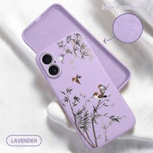 HONTINGA iPhone 16 ile Uyumlu Kılıfı Içi Kadifeli Düşüme Önleyici Basitlik Anti Düşme Kamera Korumali Küçük Kuş Desen Telefon Kılıfı Kadın ve Erkek Için Uygundur K6-0207