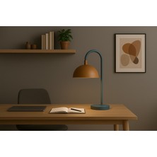 Longing Serenity Arc Metal Masa Lambası – E27 Duy – Ofis & Çalışma Masası Lambası