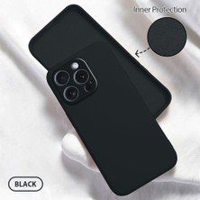 HONTINGA iPhone 15 Pro ile Uyumlu Kılıfı Içi Kadifeli Düşüme Önleyici Basitlik Anti Düşme Kamera Korumali Telefon Kılıfı Kadın ve Erkek Için Uygundur K6-0000