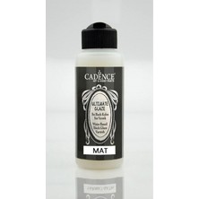 Cadence Ultimate Glaze Mat Kalın Sır Vernik 120 ml Su Bazlı Kullanım İçin Sağlığa Zararsız