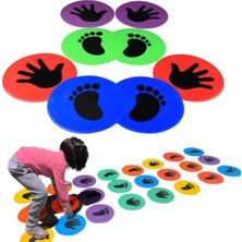 Feyza Design Renkli Keçe Basamak Ayaklar Eller Duyusal Denge Eğitici Oyuncak