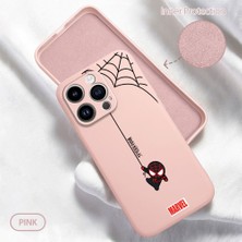 HONTINGA iPhone 14 Pro ile Uyumlu Kılıfı Içi Kadifeli Düşüme Önleyici Basitlik Anti Düşme Kamera Korumali Spider Man Desen Telefon Kılıfı Kadın ve Erkek Için Uygundur K6-0208