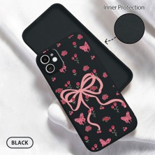 HONTINGA iPhone 11 ile Uyumlu Kılıfı Içi Kadifeli Düşüme Önleyici Basitlik Anti Düşme Kamera Korumali Fiyonk Desen Telefon Kılıfı Kadın ve Erkek Için Uygundur K6-0210