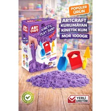 Feyza Design Kinetik Oyun Kumu Mor 1000 gr + Motor Beceri + Sağlık Testleri